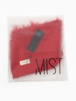 Шарф женский MIST, красный, 33×180 см