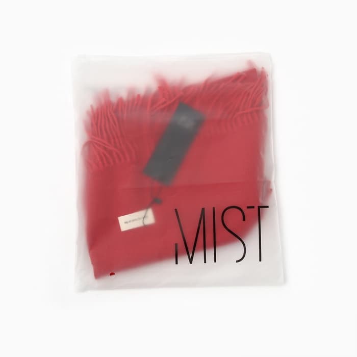 Шарф женский MIST, красный, 33×180 см