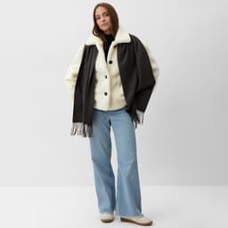 Шарф женский с кистями MIST, серый, размер 33×180 см