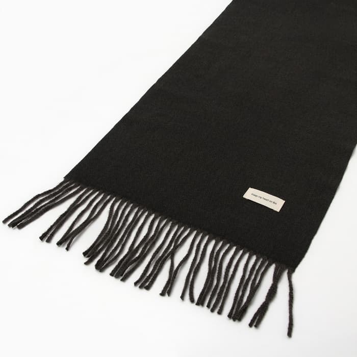 Шарф женский с кистями MIST, серый, размер 33×180 см