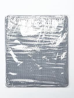 Коврик для сушки посуды Доляна «Волна», силикон, 45×40.5×0.4 см, серый