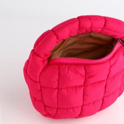 Сумка молодёжная на молнии, 23×4×15 см, розовая