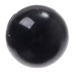 Глаза винтовые с заглушками, набор 50 шт., размер 1 шт. — 0.6 см, цвет чёрный