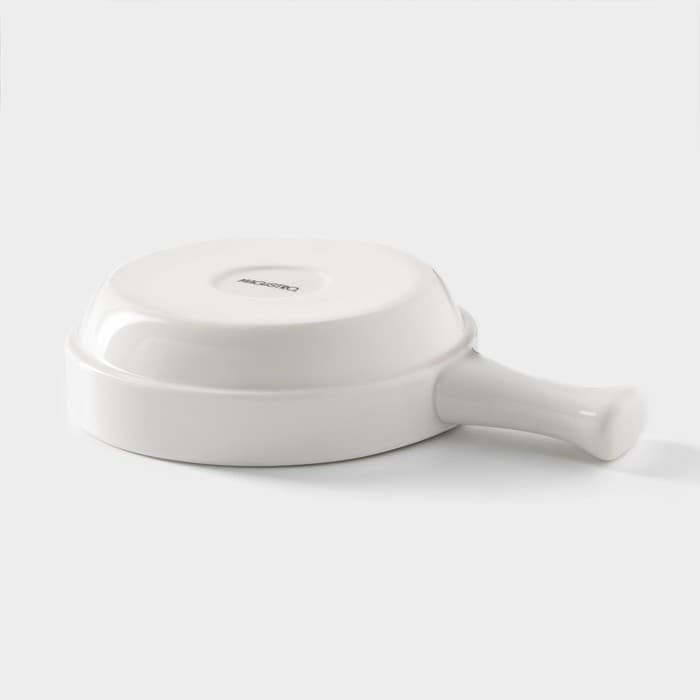 Кокотница Magistro «Бланш», 20.3×14.4×4.6 см, фарфор, белая