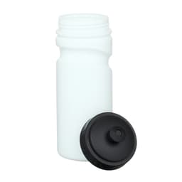 Бутылка для воды велосипедная, 550 мл, 20.3×6.8×6.8 см, с поильником, белая