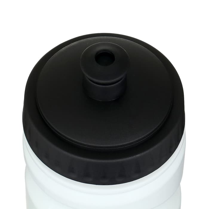 Бутылка для воды велосипедная, 550 мл, 20.3×6.8×6.8 см, с поильником, белая