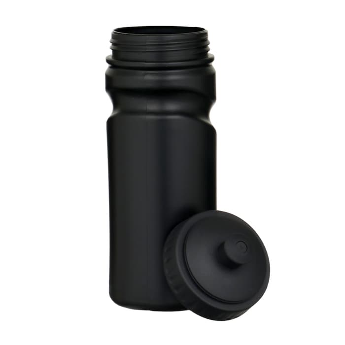 Бутылка для воды, 550 мл, 20.3×6.8×6.8 см, с поильником, чёрная