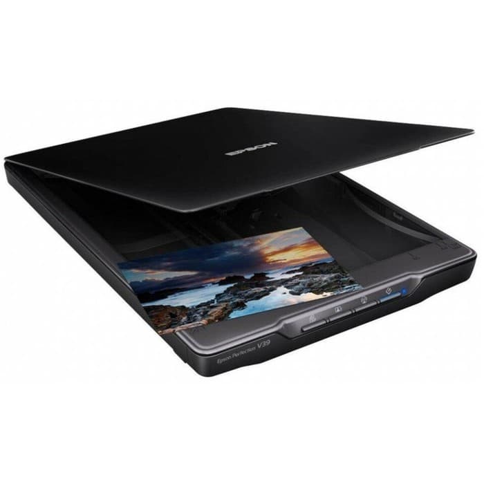 Сканер планшетный Epson Perfection V39 II (B11B232201/401/502/268401), A4, чёрный