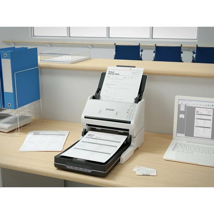 Сканер протяжный Epson WorkForce DS-770II, A4, чёрно-белый, B11B262401/501