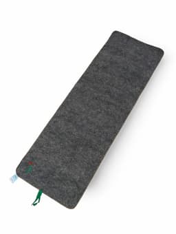 Коврик - лежак для бани и сауны «Банный рай», 180×60 см, полиэфир, серый, «Добропаровъ»