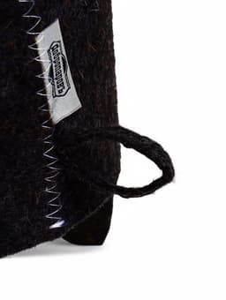 Шапка для бани и сауны «Шлем пилота», полиэфир 70%, шерсть 30%, тёмная, «Добропаровъ»