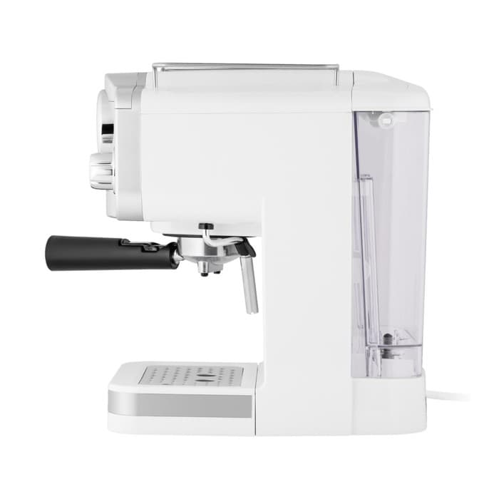 Кофемашина MAUNFELD MF-735WH PRO, рожковая, эспрессо/капучино, 1100 Вт, 1.25 л, белая