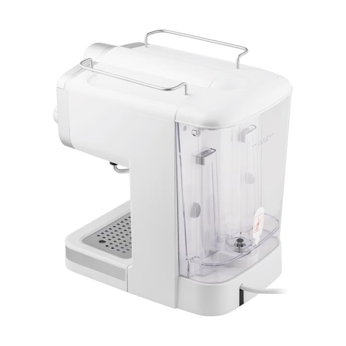 Кофемашина MAUNFELD MF-735WH PRO, рожковая, эспрессо/капучино, 1100 Вт, 1.25 л, белая