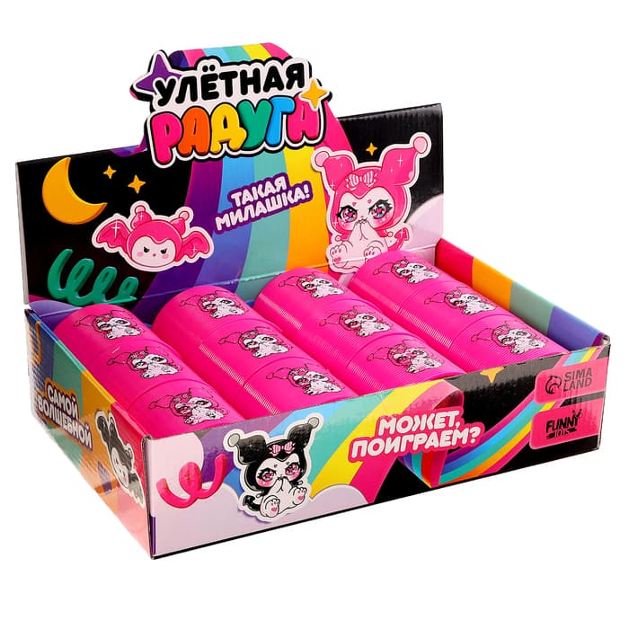 Спираль - радуга Funny toys «Милашка», d=7.5 см, в шоубоксе