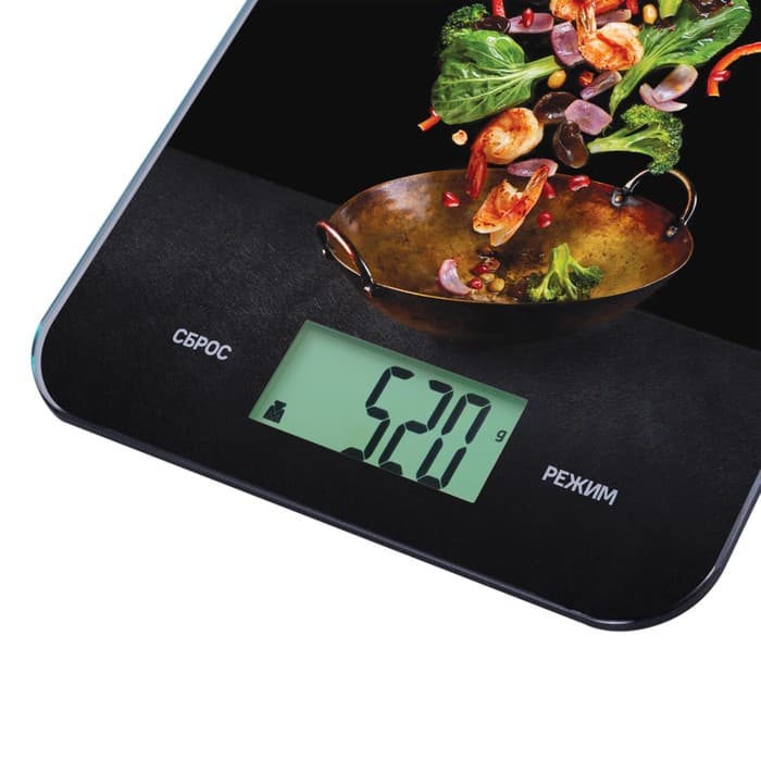 Весы кухонные MAUNFELD MKS-123G02, электронные, до 8 кг, разноцветные