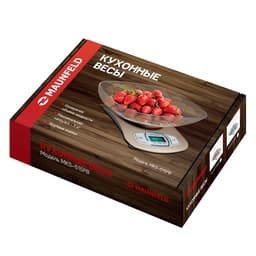 Весы кухонные MAUNFELD MKS-515PBG, электронные, до 5 кг, золотистые