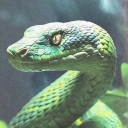 Декупажная карта «Зелёная змея», плотность 45 г/м², формат А4