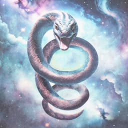 Декупажная карта «Шипящая змея», плотность 45 г/м², формат А4