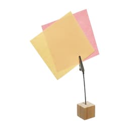 Набор зажимов-держателей для бумаг и визиток из дерева, 5 штук