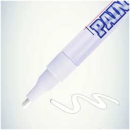 Маркер-краска MunHwa. Slim Size, лаковый, нитро-основа, белый, узел 2 мм