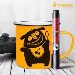 Маркер перманентный Crown. Multi Marker, чёрный, узел 5.0 мм, линия 1.0 мм/5.0 мм