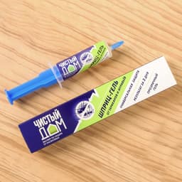 Средство от тараканов и муравьев всех видов «Чистый дом», гель, универсальный, шприц 20 мл