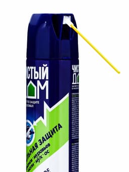 Аэрозоль от насекомых «Чистый дом» супер Универсальный, двойное распыление 600 мл