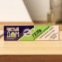 Средство от садовых и домашних муравьев, тараканов «Чистый дом», гель, 35 мл