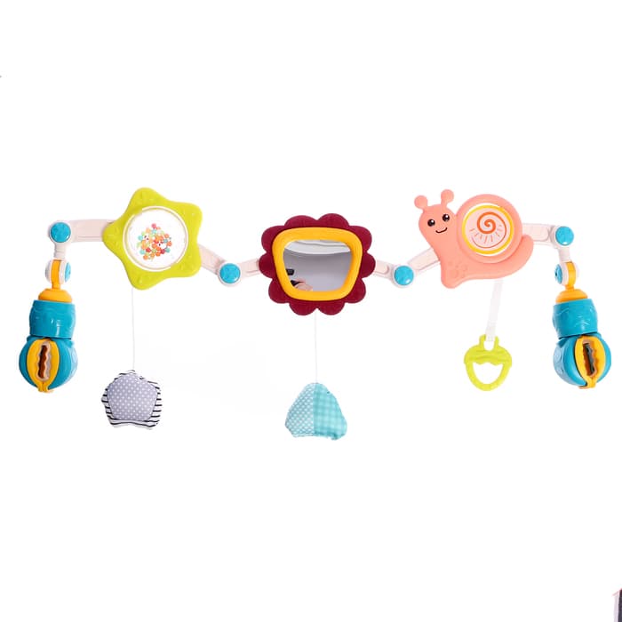 Развивающая дуга Крошка Я «Улитка», с подвижными элементами