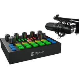 Микрофон проводной Oklick SM-600G, 1000 Ом, -47 дБ, провод 2.5 м, чёрный