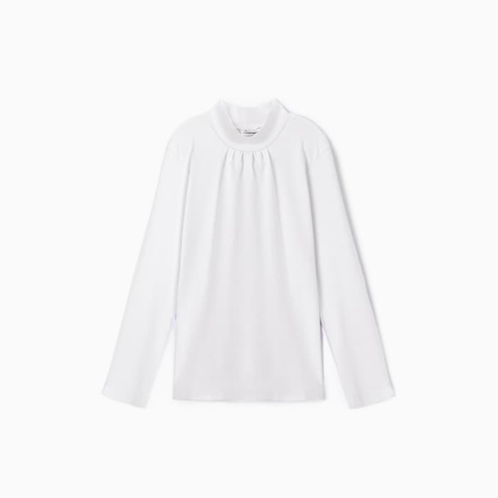 Водолазка для девочки, белая, рост 146 см