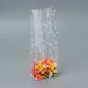 Пакет подарочный новогодний с жёстким дном, прозрачный с еловыми ветками, 6×8×23 см