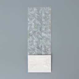 Пакет подарочный новогодний с жёстким дном, прозрачный с еловыми ветками, 6×8×23 см