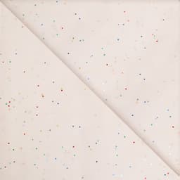 Бумага упаковочная тишью, «Конфетти», белая, 50×66 см