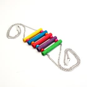 Качели-лесенка для птиц, длина цепи 36 см, дерево