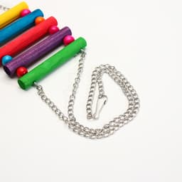 Качели-лесенка для птиц, длина цепи 36 см, дерево