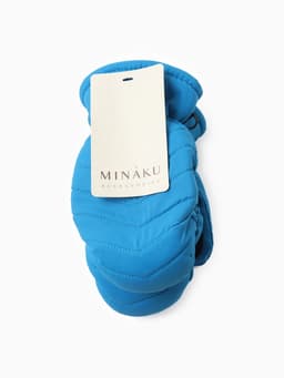 Варежки зимние детские MINAKU, синие, размер 22 см (2-4 года)