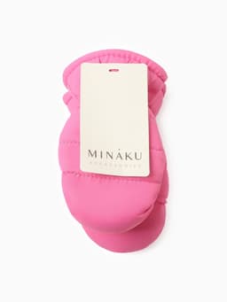 Варежки зимние детские MINAKU, ярко-розовые, размер 20 см (2-4 года)