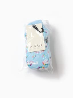 Варежки зимние для девочки MINAKU, голубые, размер 18 см (2-4 года)