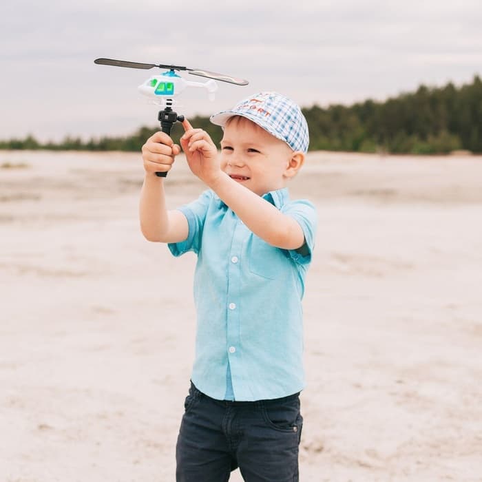 Вертушка для детей «Вертолёт. Вираж», с запуском