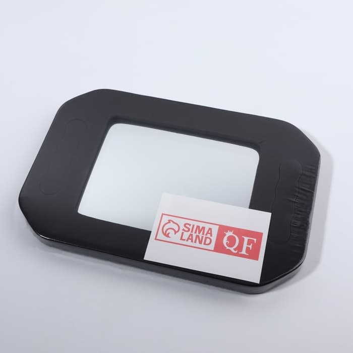 Зеркало с ручками, 16×24 см, (10.5×14 см), чёрное