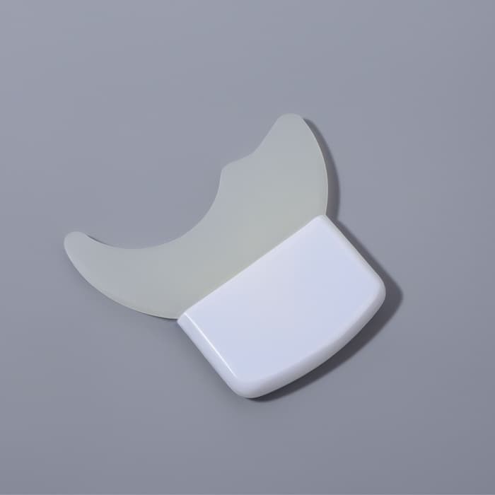 Трафарет для макияжа, силиконовый, 5.7×5.5×0.5 см, белый