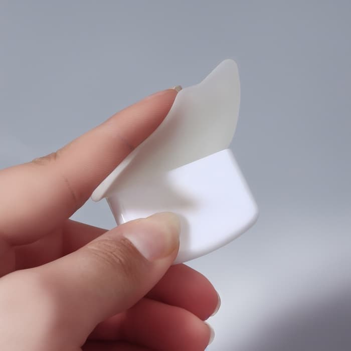 Трафарет для макияжа, силиконовый, 5.7×5.5×0.5 см, белый