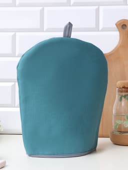 Грелка на чайник «Этель» Home collection, 28×28 см, 45%лён, 55% хлопок, голубая