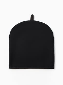 Грелка на чайник «Этель» Home collection, 28×28 см, 45% лён, 55% хлопок, чёрная