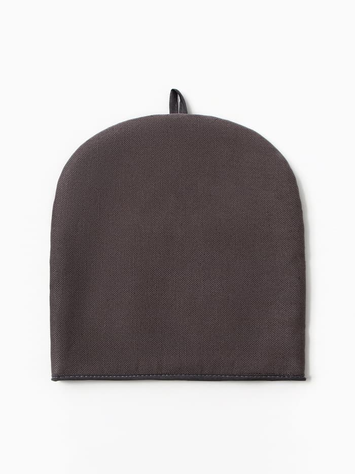 Грелка на чайник Этель Home collection grey 28×28 см, 56% лён, 44% хлопок