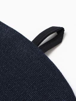 Грелка на чайник «Этель» Home collection, 28×28 см, 100% лён, тёмно-синяя