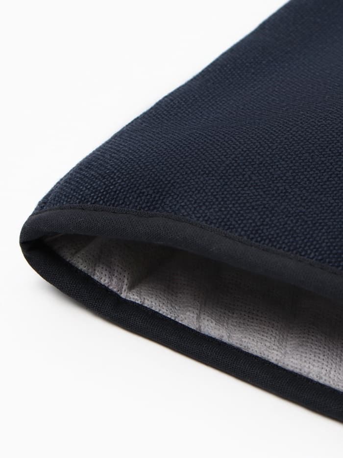 Грелка на чайник «Этель» Home collection, 28×28 см, 100% лён, тёмно-синяя