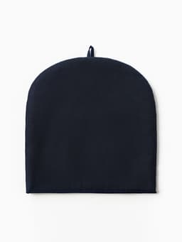 Грелка на чайник «Этель» Home collection, 28×28 см, 100% лён, тёмно-синяя