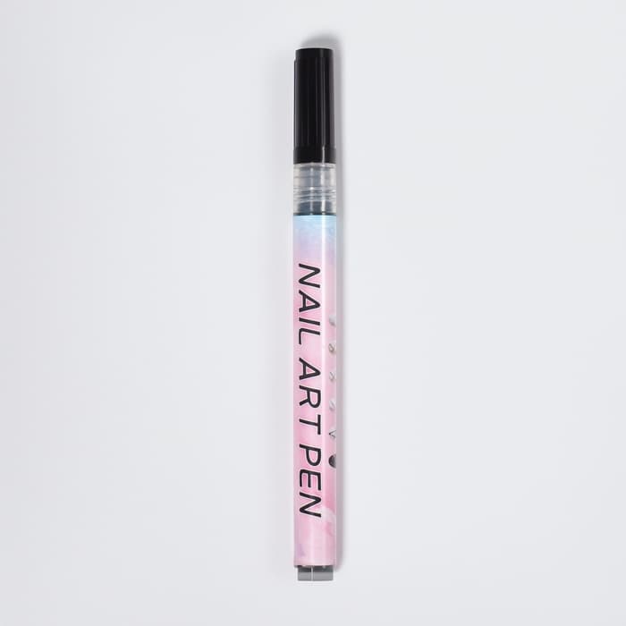 Маркер для дизайна ногтей, тонкий, акриловый, 13.7 см, чёрный